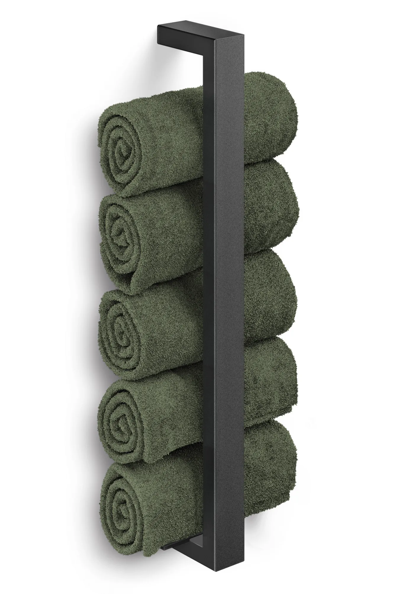 Zack LINEA guest towel holder 40598 (black)