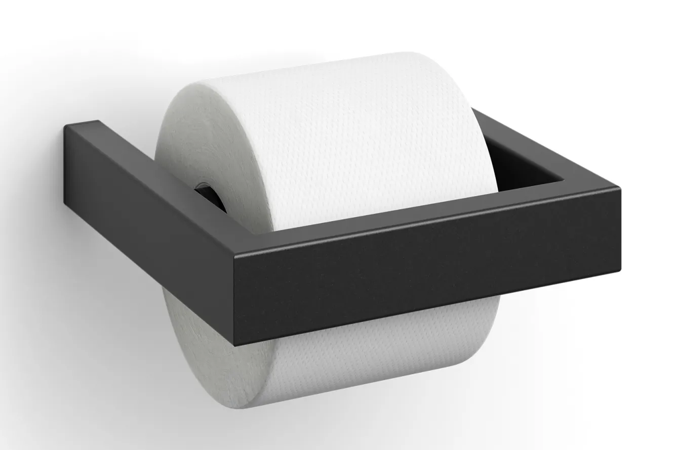 Zack LINEA toilet roll holder 40576 (black)