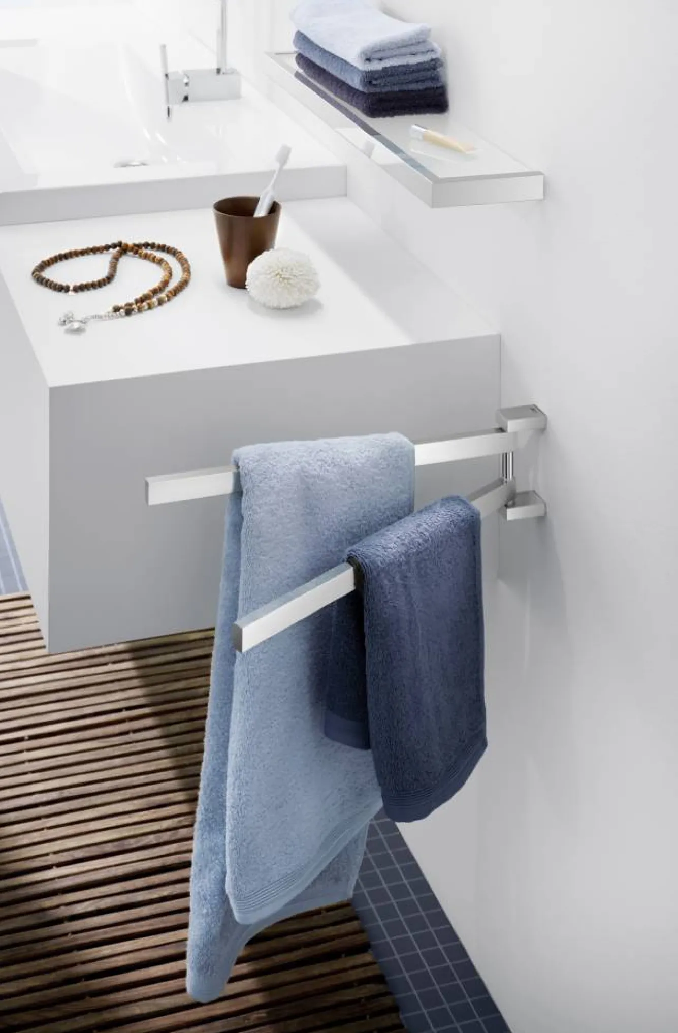 Zack LINEA towel bars swiveling 40025 (gloss)