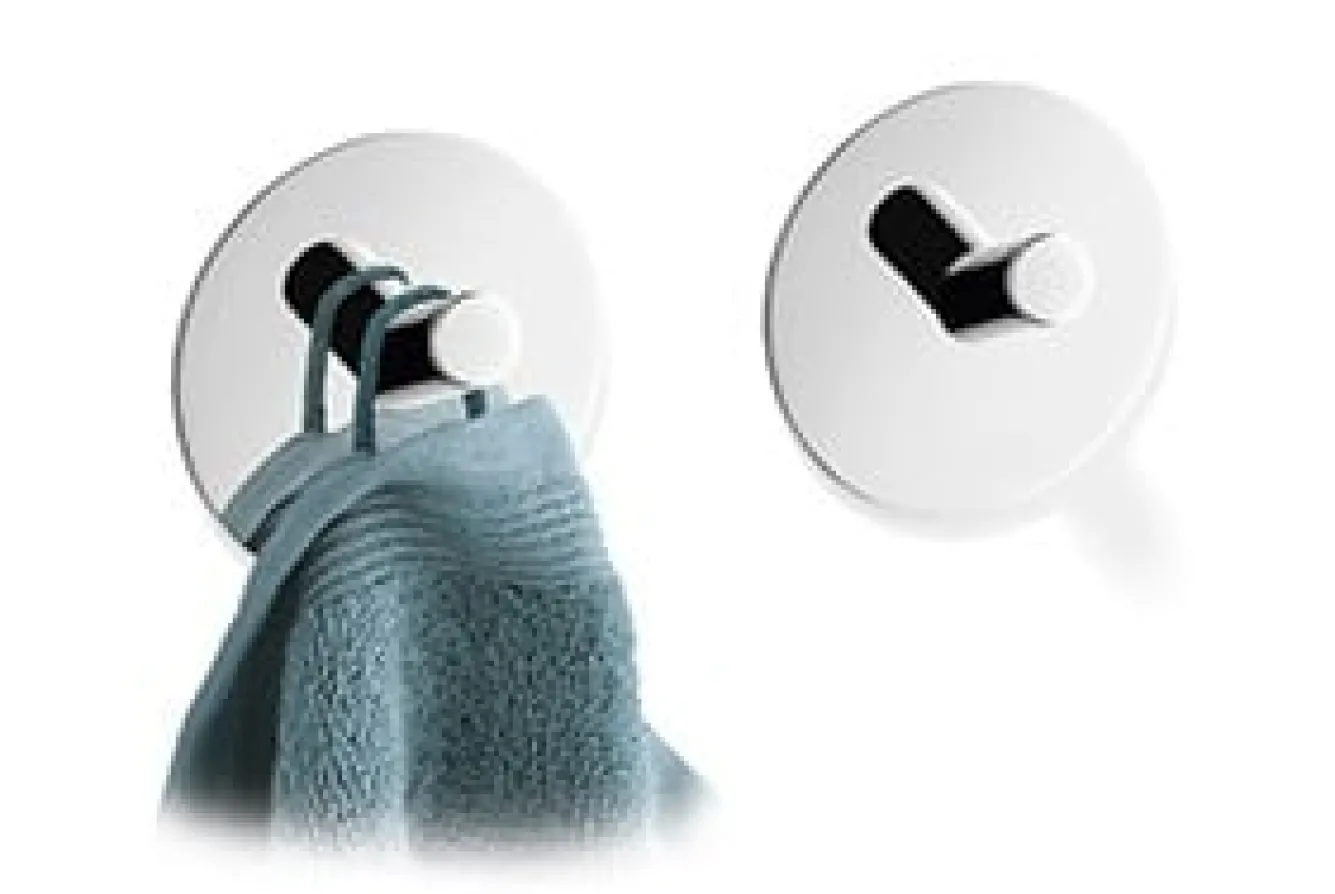 Zack PECO towel hooks self-adhesive set/2 (gloss) 40332
