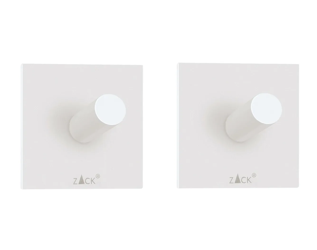 Zack PECO towel hook self-adhesive set/2 40125 (white)