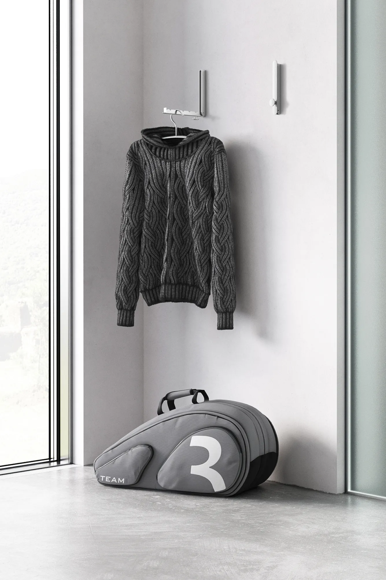 Zack PLETOR folding coat rack 50685 (matt)