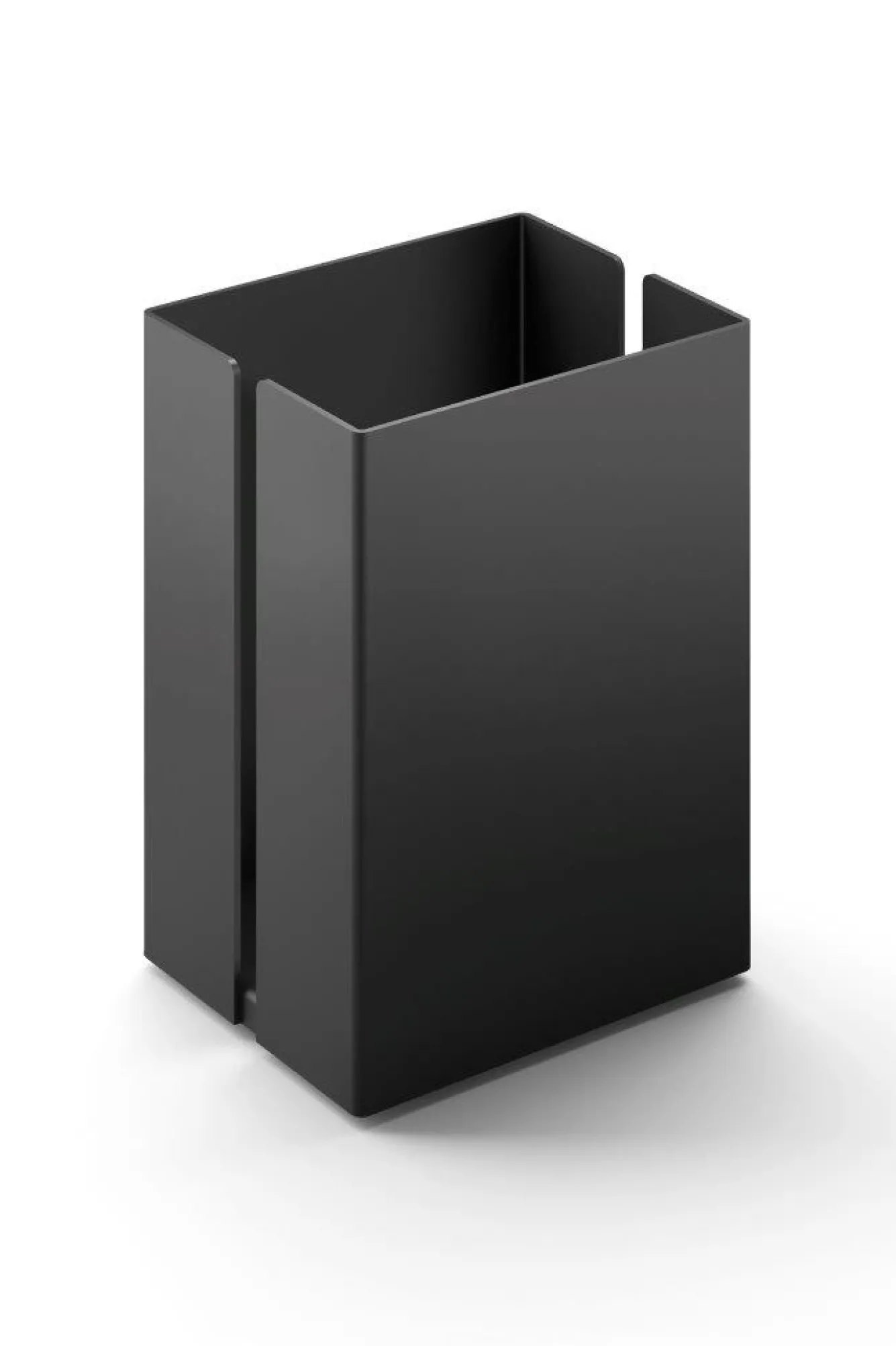 Zack POTES storage tray 7.5 cm 40536 (powder-coated steel, black)