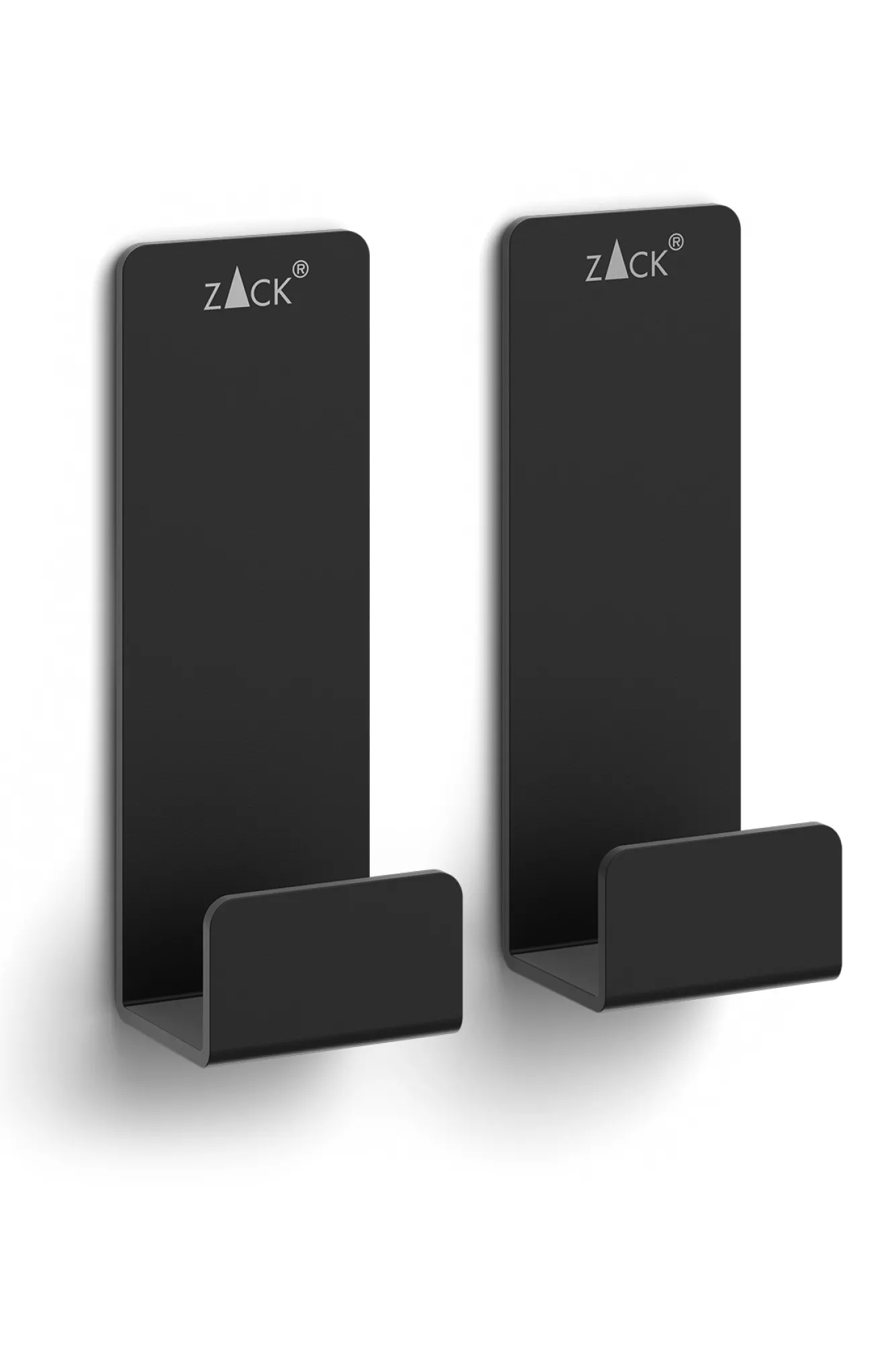 Zack POTES towel hook 7cm set/2 (black) 40611