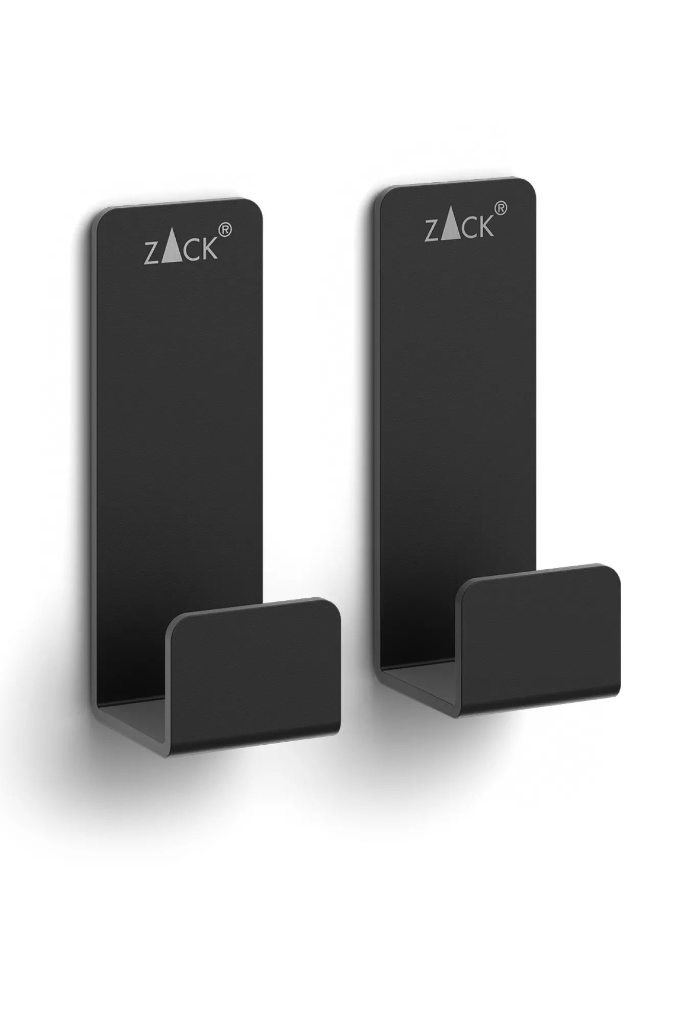 Zack POTES towel hook 5.5cm set/2 (black) 40609