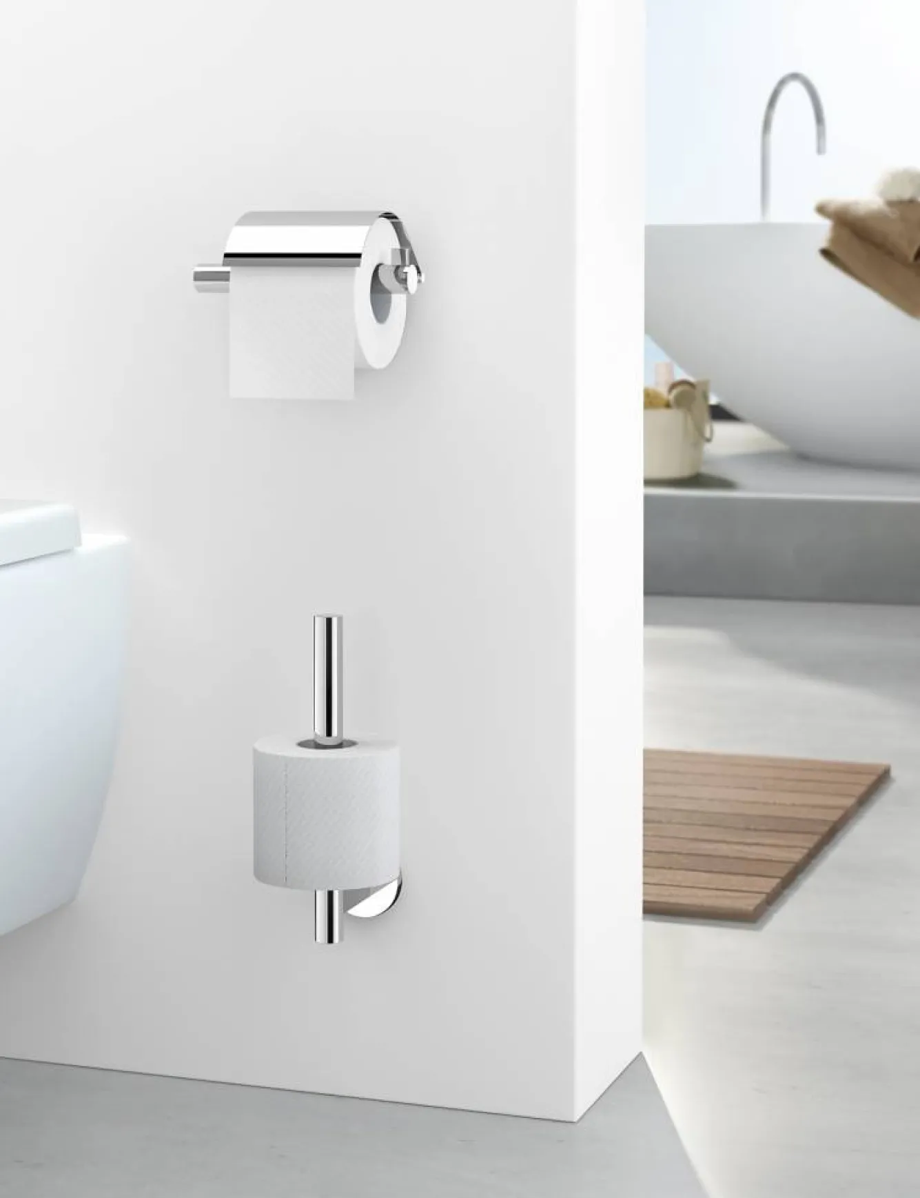 Zack SCALA spare toilet roll holder 40053 (gloss)