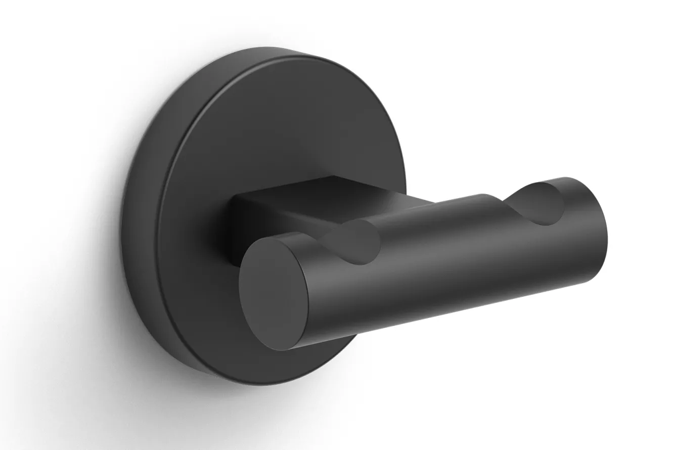 Zack SCALA towel hook tandem 40855 (black)