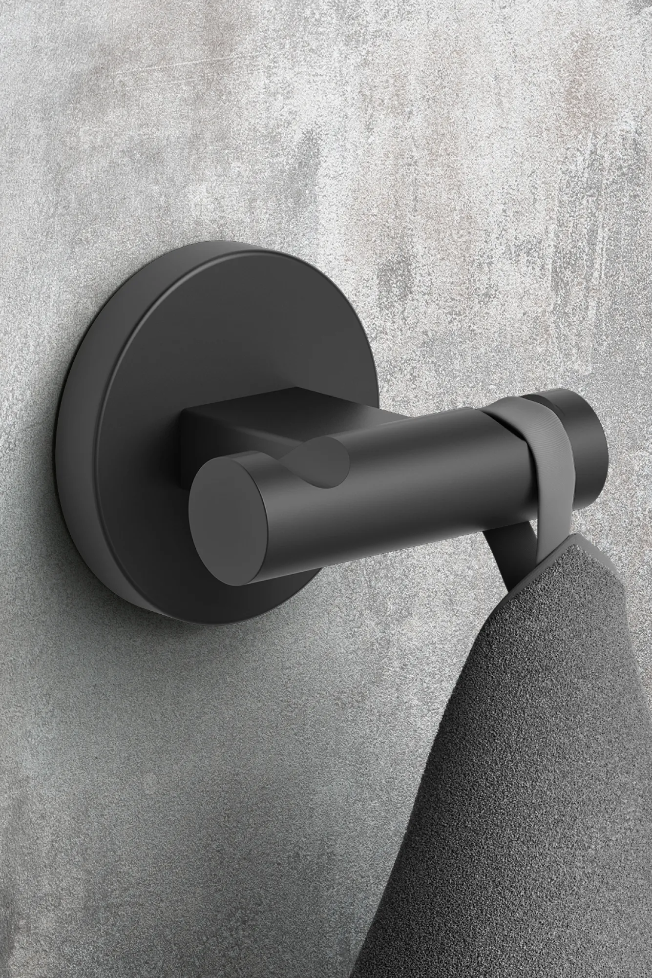 Zack SCALA towel hook tandem 40855 (black)