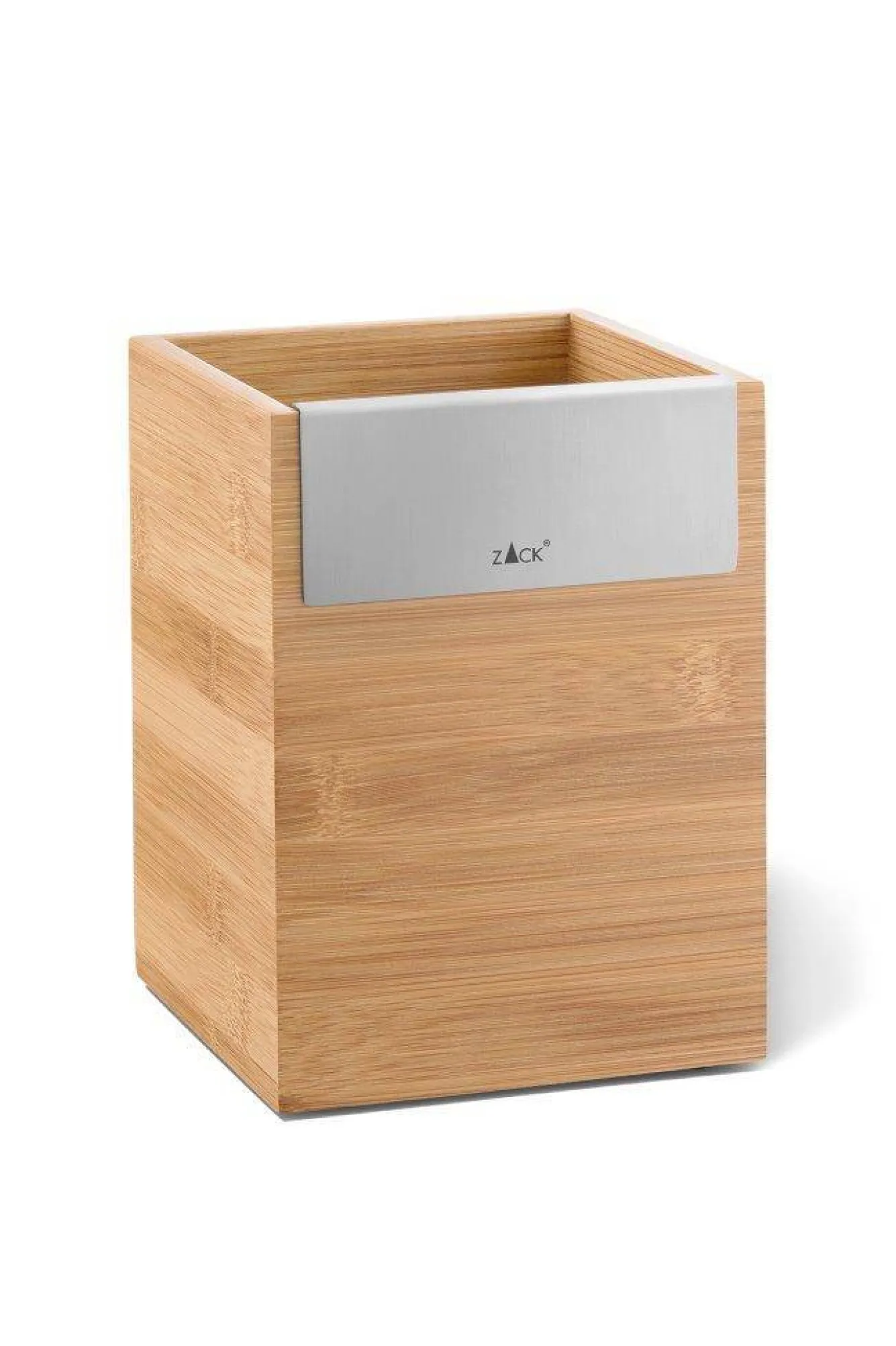 Zack SCARTA storage tray 12x12cm bamboo with stainless steel (1 compartment) 20823